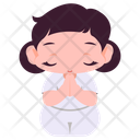 پیش‌نمایش فایل girl-praying-10845852 از پک بودایی بامزه
