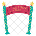 پیش‌نمایش فایل amusement-park-entrance-10900409 از پک المان‌های پارک تفریحی