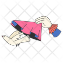 پیش‌نمایش فایل magic-hiding-bird-trick-line-filled-illustration-10947959 از پک المان‌های ترفند جادو