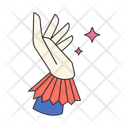 پیش‌نمایش فایل magician-hand-line-filled-illustration-10947961 از پک المان‌های ترفند جادو