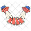 پیش‌نمایش فایل magician-hand-with-cards-line-filled-illustration-10947963 از پک المان‌های ترفند جادو