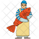 پیش‌نمایش فایل fishmonger-10702551 از پک بازار ماهی
