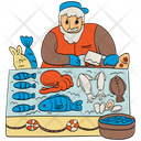 پیش‌نمایش فایل fishmonger-stall-10702544 از پک بازار ماهی