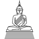 پیش‌نمایش فایل buddha-statue-1495283 از پک المان تایلند - خطی – تایلند شگفت‌انگیز