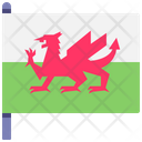 پیش‌نمایش فایل wales-flag-1495328 از پک المان‌های بریتانیا - فلت – ملکه و کشوری