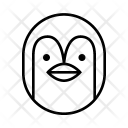 پیش‌نمایش فایل penguin از پک حیوان - خط نازک