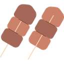 پیش‌نمایش فایل grilled-pork-skewer-1975586 از پک غذا تایلندی