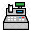 پیش‌نمایش فایل cashier-27 از پک آیکن‌های خطی رنگی خرید