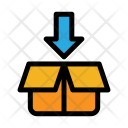 پیش‌نمایش فایل insert-package-in-box از پک آیکن‌های خطی رنگی خرید