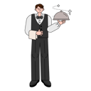 پیش‌نمایش فایل waiter-5384152 از پک حرفه