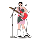 پیش‌نمایش فایل woman-playing-guitar-5384145 از پک حرفه