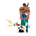 پیش‌نمایش فایل eco-activist-protesting-5383986 از پک روز زمین