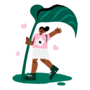 پیش‌نمایش فایل girl-holding-plant-leaf-5383966 از پک روز زمین