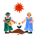پیش‌نمایش فایل kids-planting-plant-5383984 از پک روز زمین