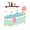 پیش‌نمایش فایل girl-bathing-5384046 از پک بینگ سلامت و اوقات فراغت