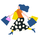 پیش‌نمایش فایل girl-holding-shopping-bags-5384045 از پک بینگ سلامت و اوقات فراغت