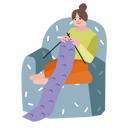 پیش‌نمایش فایل girl-knitting-5384052 از پک بینگ سلامت و اوقات فراغت