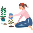 پیش‌نمایش فایل girl-planting-tree-5384038 از پک بینگ سلامت و اوقات فراغت