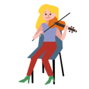 پیش‌نمایش فایل girl-playing-violin-5384039 از پک بینگ سلامت و اوقات فراغت