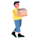 پیش‌نمایش فایل boy-holding-donation-box-5383936 از پک کمک مالی و خیریه