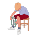 پیش‌نمایش فایل boy-wearing-prosthetic-leg-5384095 از پک افراد توانایی پارا