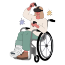 پیش‌نمایش فایل disabled-woman-experiencing-vr-5384111 از پک افراد توانایی پارا