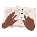 پیش‌نمایش فایل reading-braille-code-book-5384096 از پک افراد توانایی پارا
