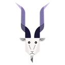 پیش‌نمایش فایل capricorn-head-9574457 از پک زودیاک هندسی