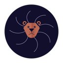 پیش‌نمایش فایل leo-head-9574461 از پک زودیاک هندسی