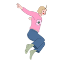 پیش‌نمایش فایل woman-jumping-9614854 از پک ایلاستریشن فعالیت‌های نوجوان