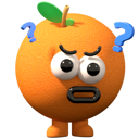 پیش‌نمایش فایل confuse-orange-5233056 از پک میوه و سبزیجات
