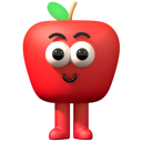 پیش‌نمایش فایل cute-apple-5233067 از پک میوه و سبزیجات