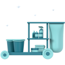 پیش‌نمایش فایل cleaning-cart-6316322 از پک تمیزکاری