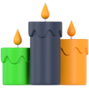 پیش‌نمایش فایل halloween-candles-6677560 از پک هالووین