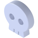 پیش‌نمایش فایل halloween-skull-6677602 از پک هالووین