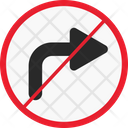 پیش‌نمایش فایل no-turn-6963309 از پک علائم جاده