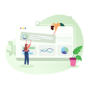 پیش‌نمایش فایل business-team-working-on-presentation-6517389 از پک استارتاپ