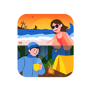 پیش‌نمایش فایل beach-camping-activities-6576354 از پک سفر