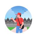 پیش‌نمایش فایل man-travelling-to-historical-place-6576357 از پک سفر