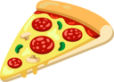 پیش‌نمایش فایل cheesy-pepperoni-pizza-slice-11587727 از پک غذای ناسالم