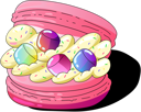 پیش‌نمایش فایل macaron-paradise-cake-11572745 از پک کیک