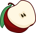 پیش‌نمایش فایل halved-apple-11587763 از پک تازه غذا