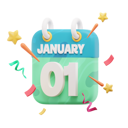 پیش‌نمایش فایل 01-january-calendar-6709976 از پک تزئینات سال نو