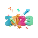پیش‌نمایش فایل 2023-firecracker-decoration-6709981 از پک تزئینات سال نو
