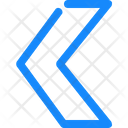 پیش‌نمایش فایل chevron-arrow-1578139 از پک پیکان خط رنگی