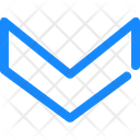 پیش‌نمایش فایل chevron-arrow-1578140 از پک پیکان خط رنگی
