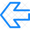 پیش‌نمایش فایل left-arrow-1578116 از پک پیکان خط رنگی