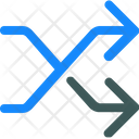 پیش‌نمایش فایل shuffle-1578082 از پک پیکان خط رنگی