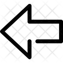 پیش‌نمایش فایل left-arrow-1578366 از پک پیکان خطی