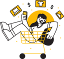 پیش‌نمایش فایل female-doing-online-shopping-7242864 از پک خرید آنلاین